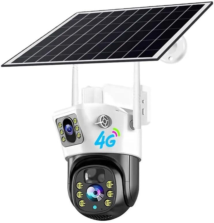 ElektroWelt 4G Solar Dual Camera 5MP Live View Night Vision|| Wide Angle Motion Tracking Security Camera (128 GB, 2 Channel)-image-40