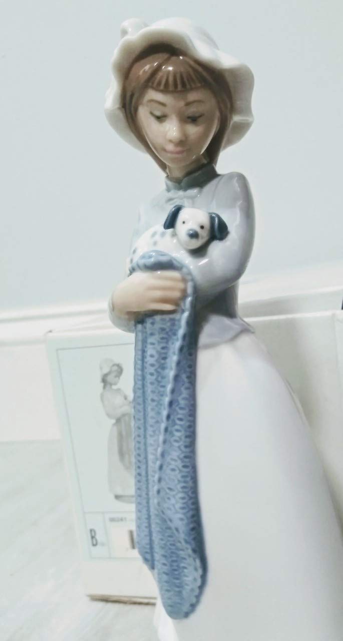 Amazon.com: Lladro Nao 00241 Girl with Puppy : Home & Kitchen