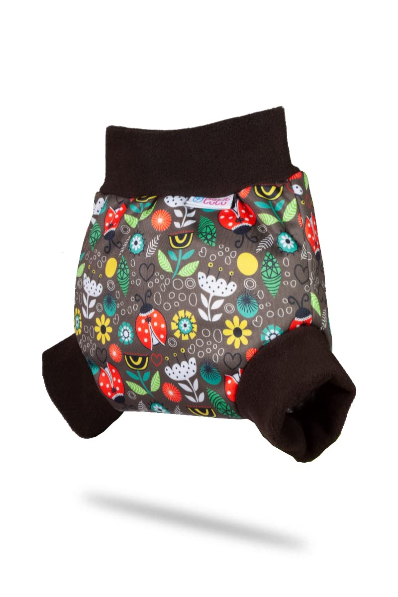 Petit Lulu Pull Up PUL - Copripannolino taglia L (9 – 13 kg), impermeabili, per pannolini di stoffa, prodotto in UE (Ladybugs Fair)