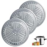 3 Pcs Pressure Canner Racks, 11-inch Pressure Cooker Rack, Stainless Steel Pressure Canners for Canning Rack Compatible with Presto, All-American and Mor