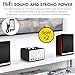 Bluetooth 5.0 Power Amplifier 2 Channel Stereo Mini Hi-Fi Integrated Amp 2.0 Wireless Audio Receiver for Home Speakers Headphone 50W x 2 with USB (Douk Audio Tone, Black)