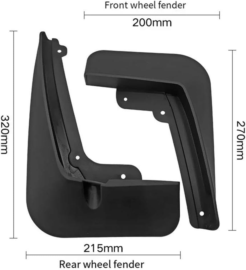 Auto Parts 4PCS Car Mudguard Mud Flaps Splash Mud Guard Fender for Chevrolet Equinox 2017-2022 Car Accessories