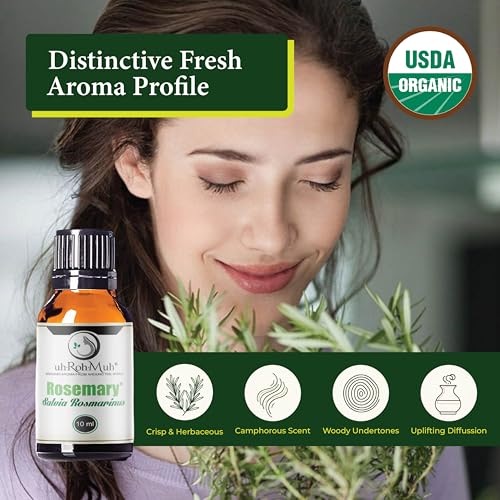 Aceite esencial orgánico de romero 10ml miniatura 3