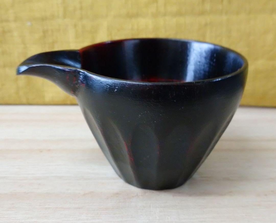 遠州七窯 福岡筑前高取焼 灰釉掛け分け片口 （ ） 筑前 高取焼