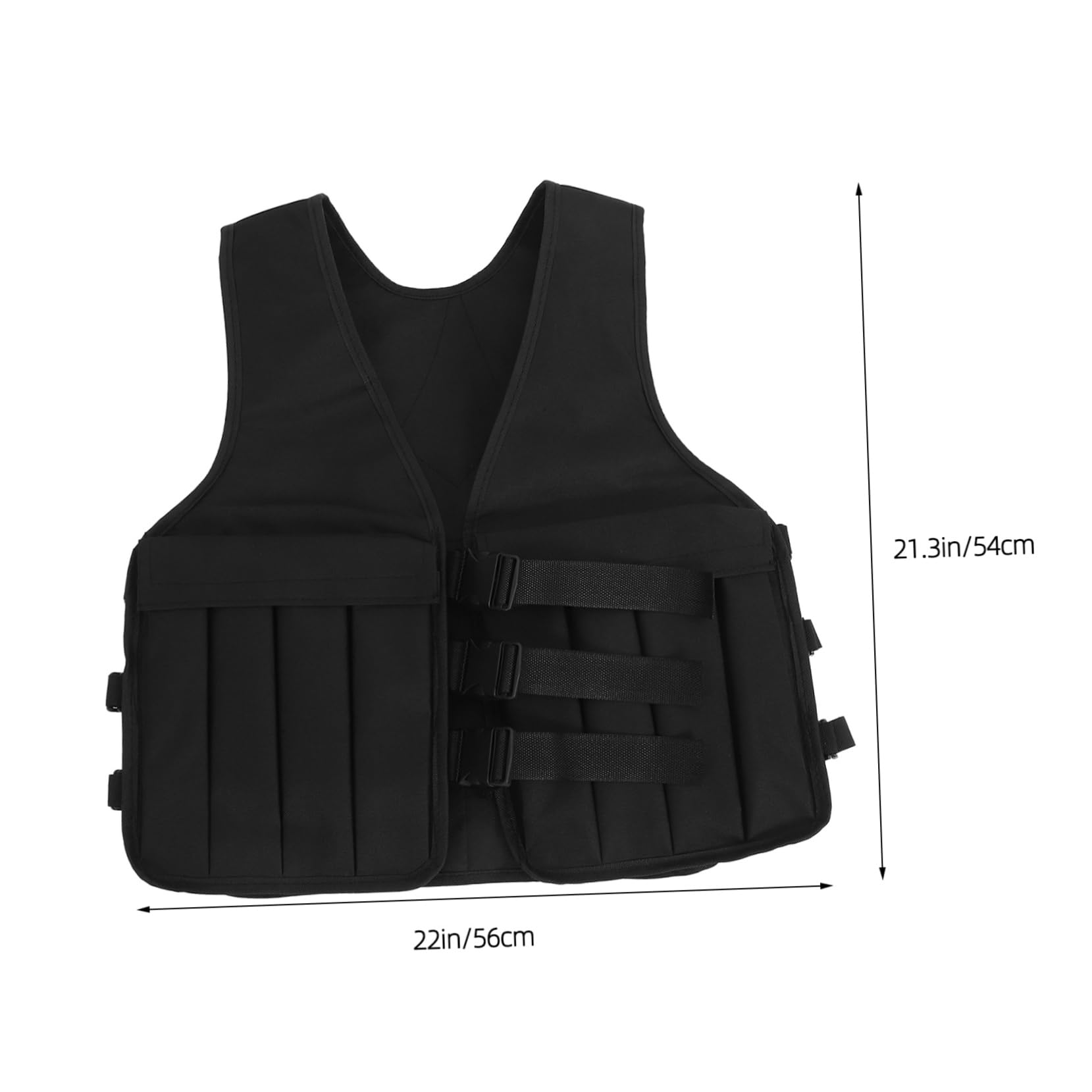 WHAMVOX Djustable Weight Vest for Women Men Oxford Cloth Running Strength Training Vest
