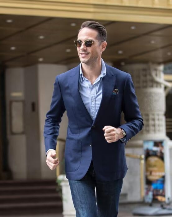 EMERAIDVLN Men's Casual Blazer Jacket 2 Button Suit Jacket Lightweight Sport Coats Wedding Party Business Work Wear 6