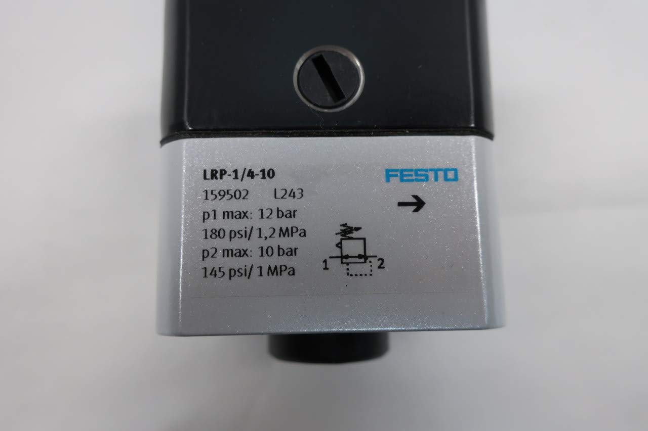 FESTO LRP-1/4-10 159502 Pneumatic Regulator 180PSI 1/4IN NPT