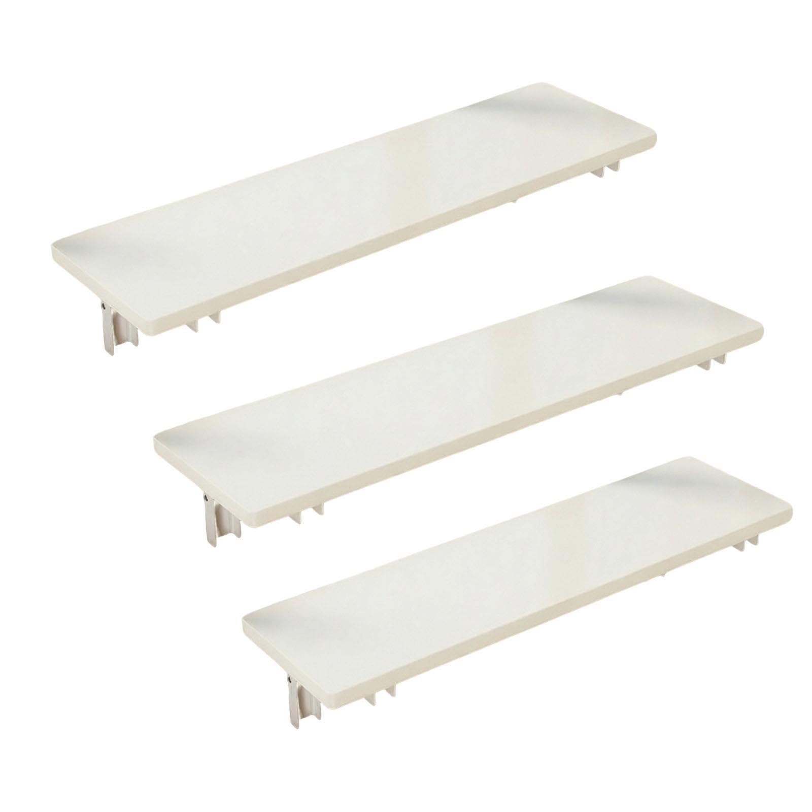 Juego3 Estantes Almacenamiento Plegables Montados Pared,Cocina Resistentes