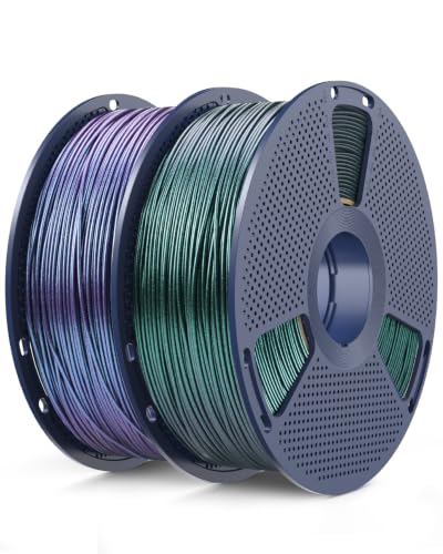 Image of SUNLU 2KG Galaxy PLA Filament 1.75mm, Galaxy Green+Purple