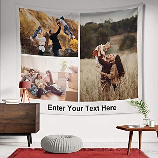 Tapiz personalizado con tus propias fotos, haz tu propio tapiz, foto y texto personalizados, tapices personalizados para pared | Ya disponible en tu tienda friki favorita! En mundofriki.es!