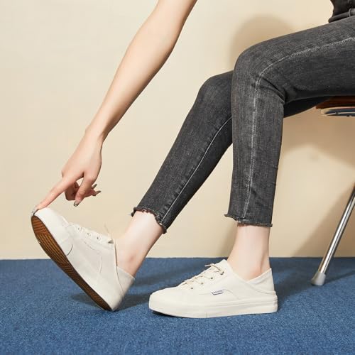 hash bubbie Women's Slip on Shoes Canvas Shoes Non Slip Fashion Sneakers for Women Low Top Loafers - Image 6