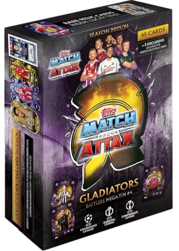Image of Topps UCC Match Attax 2025 /26 Trading & Collectible Card Game (Mega Tin 4 - Battlers)