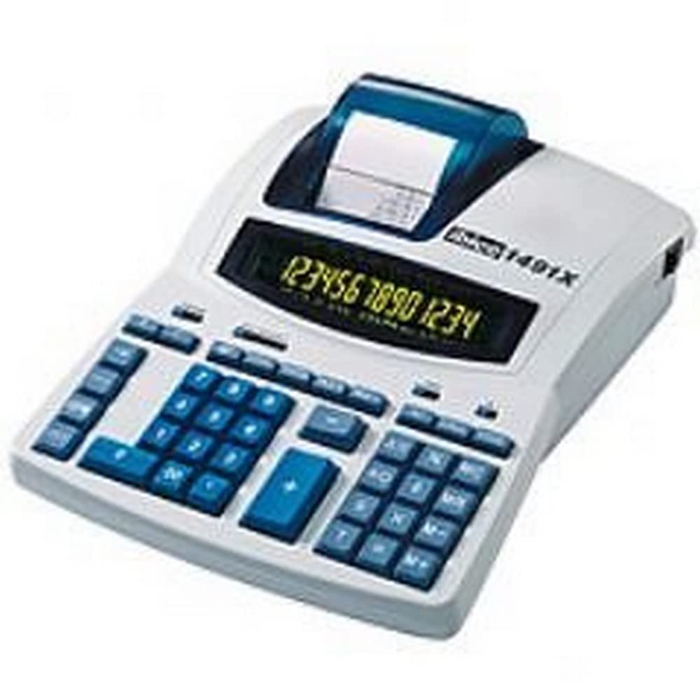 Ibico 1491X Calculatrice imprimante professionnelle 300 x 230 x 92 mm Blanc/bleu