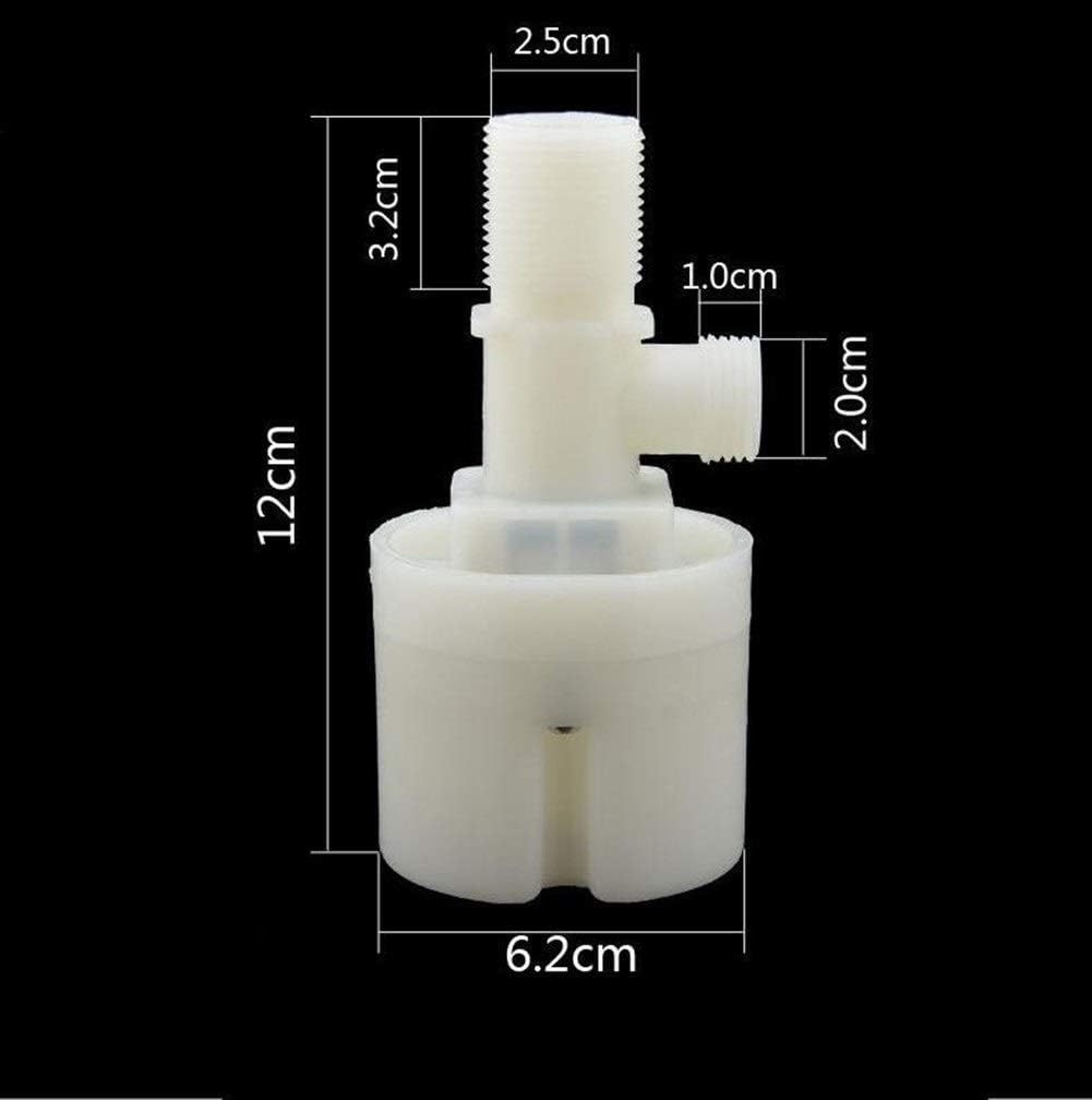 3/4 Inch Top Inlet Built-in/Inside Automatic Float Valve Water Level Control Valve for Water Tank Pool