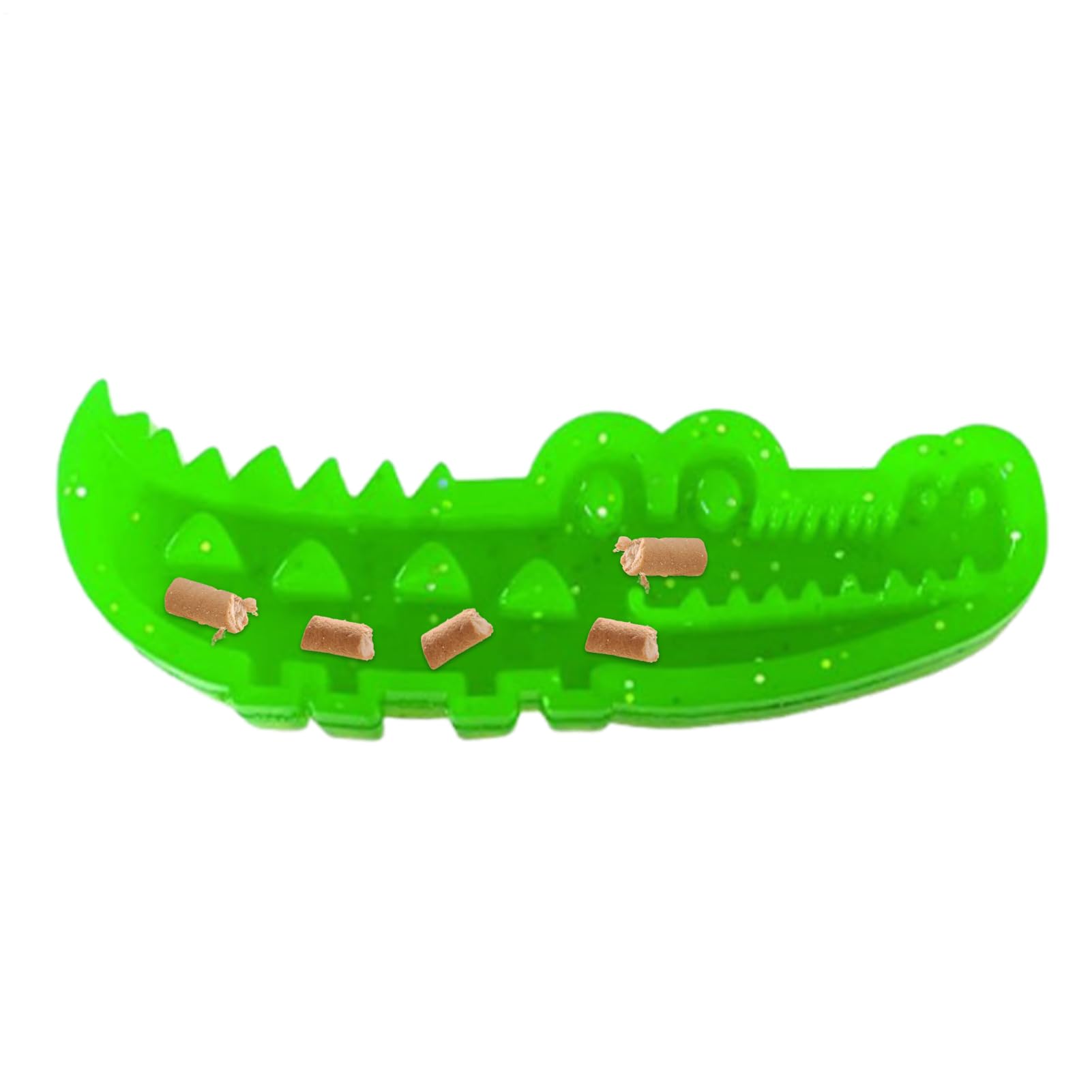 Pcingsia Slow Feed Chew And Fetch Crocodile, Dog Slow Feeder Puzzle Toy, Crocodile Dog Chew Toy For Large, Medium & Small Dogs, For Snack Stash & Play, Chewing Training