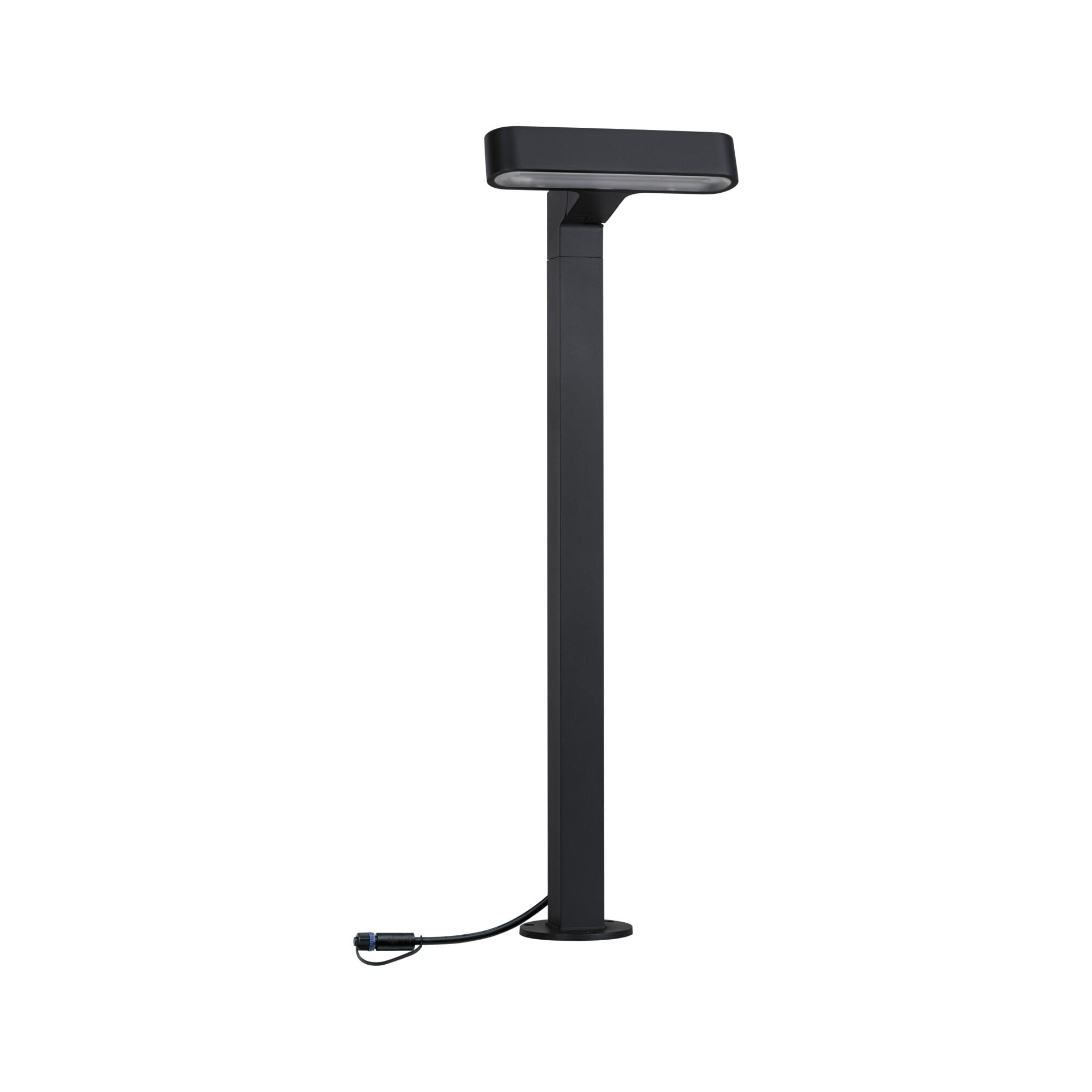 Paulmann 94546 Plug & Shine LED oprawa zewnętrzna Plug & Shine oprawa słupkowa Ito pozioma IP65 1x6 Watt ściemn. antracyt, metal, tw. szt. 3000 K