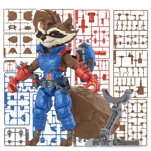 BLOKEES - Marvel Rivals - Rocket Raccoon - Model Kit - Assembly Required - No Tools - No Cutting - No Glue - No Paint - 14+