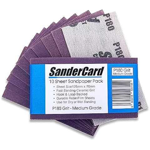 Feuilles abrasives SanderCard P180 Cover