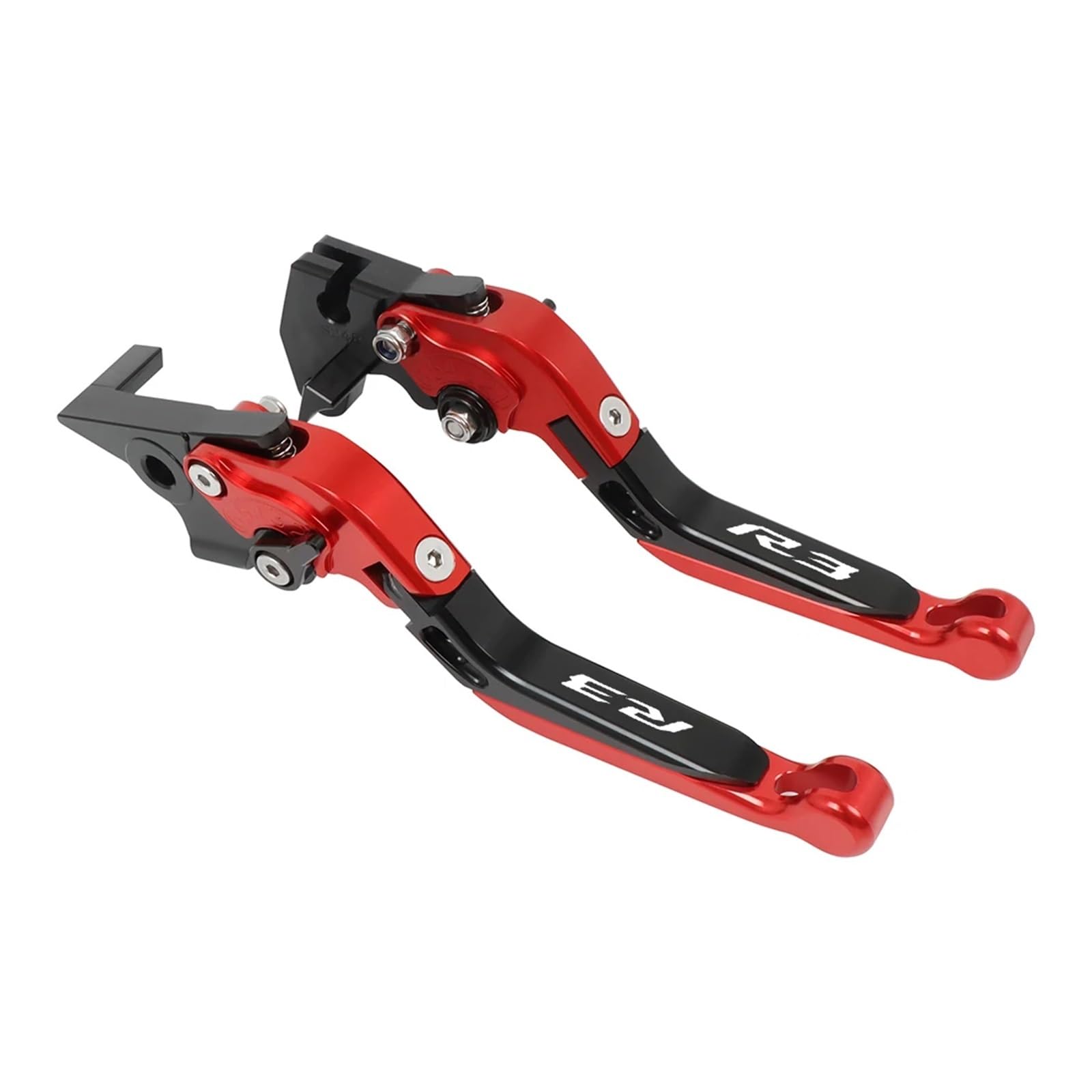 KTEBNWOSD Motorcycle CNC Adjustable Folding Brake Clutch Levers Handle for Ya&maha YZF R3 YZFR3 2015-2022 Brake Clutchs Levers