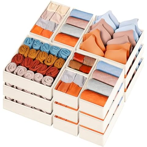 Criusia Sock Drawer Organizer 15 Pack Cover