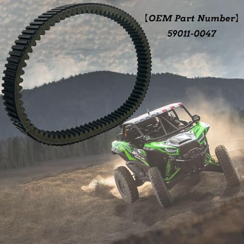 Image of Heavy-Duty CVT Drive Belt 59011-0047 Compatible with Kawasaki Teryx KRX 1000 2020+ / KRX4 1000 2023-2024