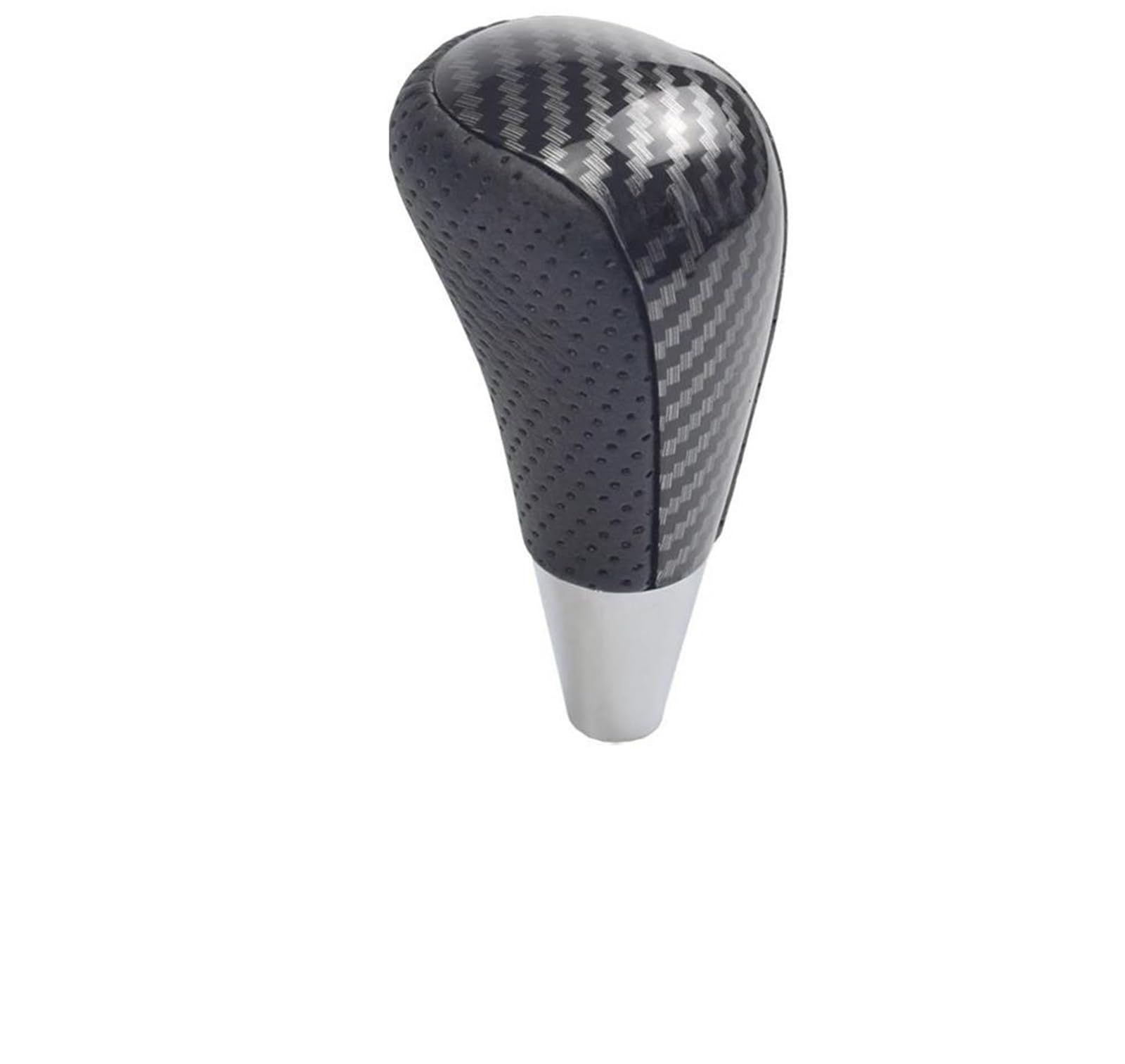 Ydxherta Carbon Fibre Hole Gear Automatic Shift Lever Stick Knob For Corolla For Camry For Harrier For Fortuner Crown Walnut Leather Car Styling Spare Parts(Carbon Fibre Hole)