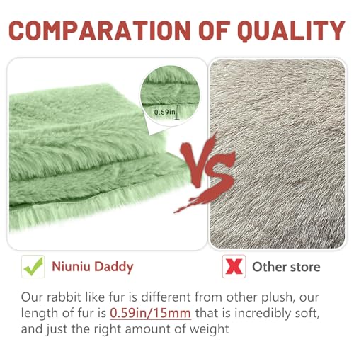 Niuniu Daddy Sensory Weighted Stuffed Animal with Adults, 5lb Large Pillowfort Weighted Plush Dinosaur Toy with Fluffy Fur and Soft Body, Plushies for Gift Valentine Birthday Include Bag Stickers Card