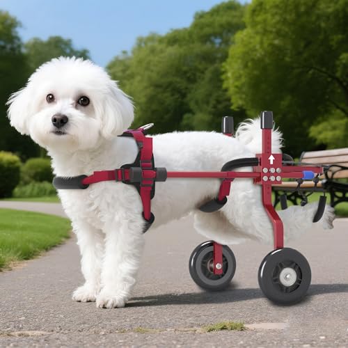 Dog Wheelchair for Back Legs,Adjustable Dog Carts with Wheels for...