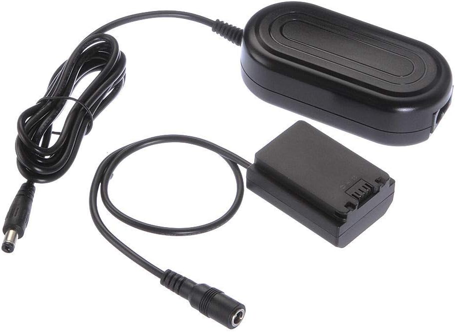 AC-FZ100 AC Power Battery Supply Charging Adapter with DC Coupler Dummy Battery NP-FZ100 + Power Cable for Sony ILCE-9 A9, ILCE-7M3 AR III, ILCE-7RM3 A7R III A7IV A7RIV A1 A7C FX3 Camera
