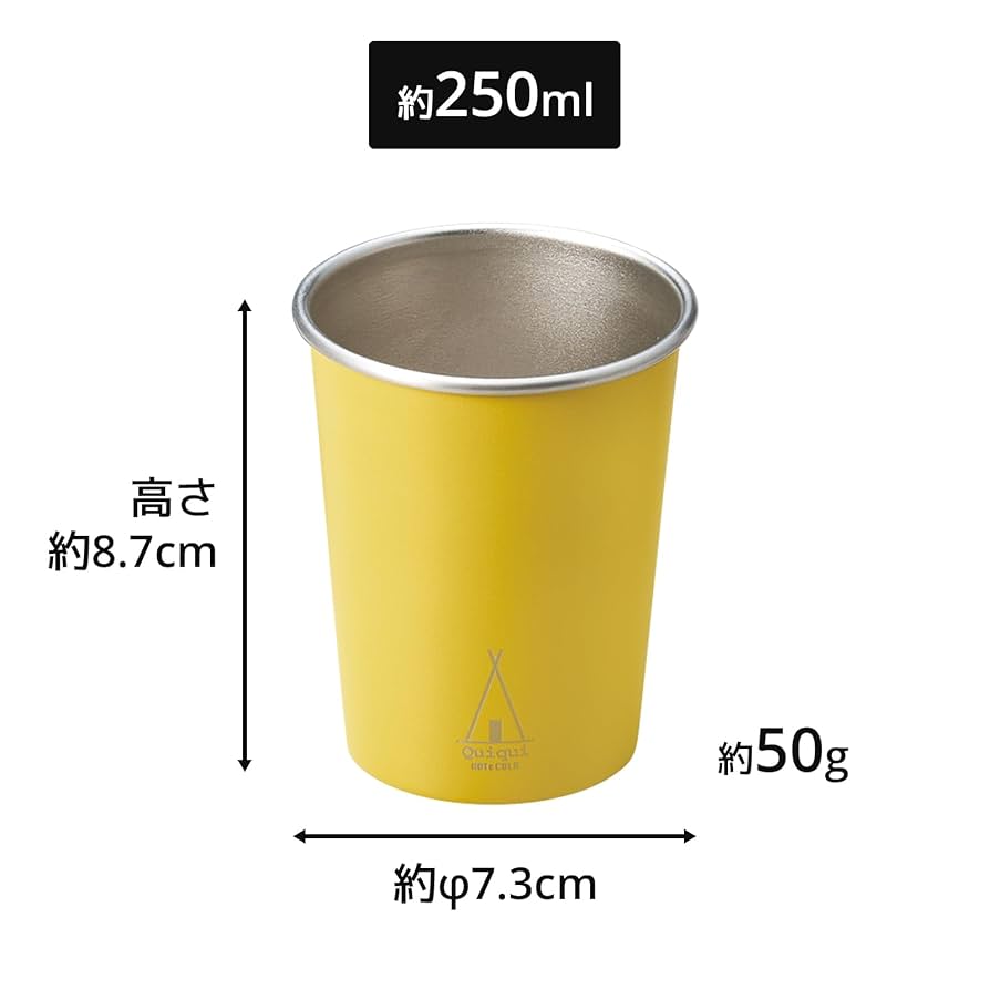 Amazon.co.jp: OGURA アウトドア ステンレスカップ 4個 セット
