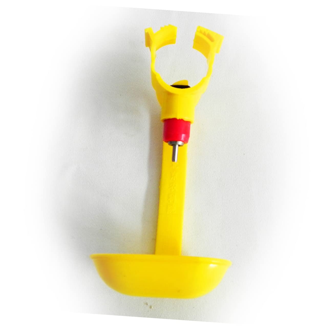 Abbeveratoio Automatico per Polli Tazza Sospesa, 20 Pezzi | Abs e Acciaio Inossidabile, Colore Giallo, per Galline e Oche, Uso Domestico o Commerciale