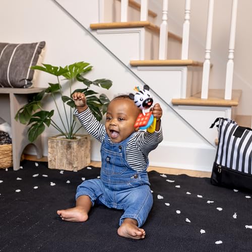Image of Baby Einstein Shake-a-Shape Zen Teether Toy, Multisensory, Ages 3 Months and Up