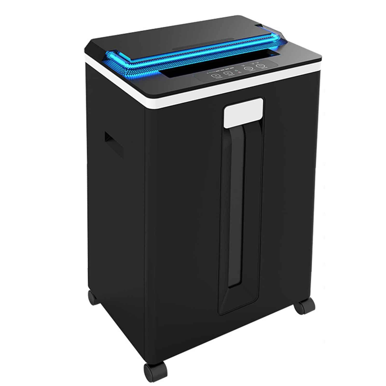 Distruggidocumenti Commerciale Ultra Silenzioso a 6 Fogli ad Alto Livello di Sicurezza P-5, distruggidocumenti per Piccoli File Domestici, Grande capacità di 22 Litri, sterilizzazione a 360 ° Senza