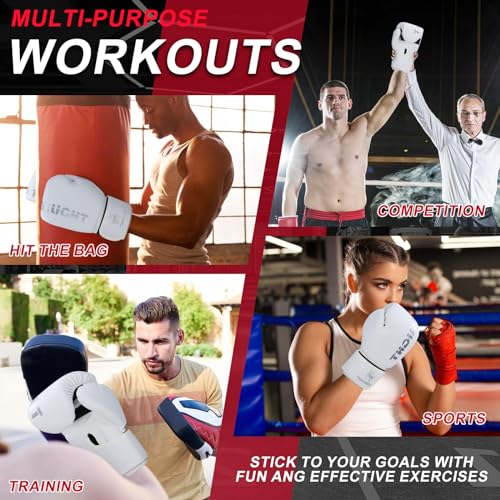 Valchiria Boxing Gloves For Men Women, Boxing Training Gloves, Heavy Bag Workout Gloves, Kickboxing Boxing, Sparring Punching Gloves For Boxing Kickboxing Muay Thai Mma thumb #6