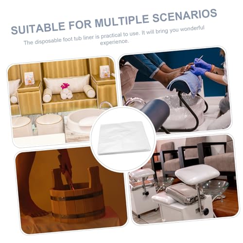 80 bolsas desechables para baño de pies resistentes miniatura 7