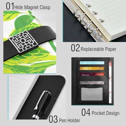 Carnet de notes ligné vert fluo pour organiser vos réunions au bureau