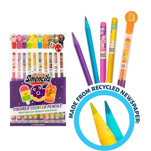 Scentco Colored Smencils – 10 Scented Colored Pencils for Kids - image 3
