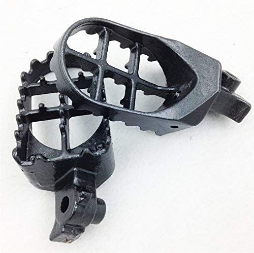 SMT-GRAY Foot Pegs Compatible With Honda CRF100F 50F 70F 80F 150R XR100R 50R 70R 80R Kawasaki KLR650 Motorcycle [B00XIRWG0Y]