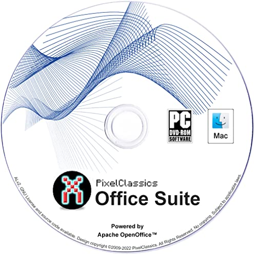 Office Suite 2022 Compatible with Microsoft Office 2021 2019 365 2020 2016 2013 2010 2007 Word Excel PowerPoint on CD DVD Powered by Apache OpenOffice for Windows 11 10 8.1 8 7 Vista XP PC & Mac OS X