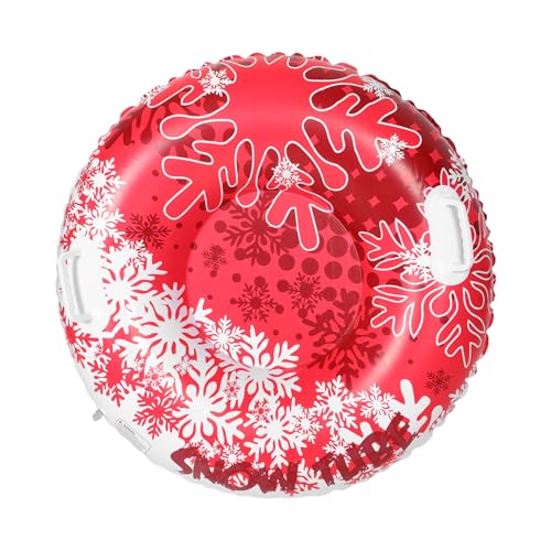 BESPORTBLE Heavy Duty Inflatable Ski Ring Snowflake Cover Winter Outdoor Toy for Boys and Girls Adults