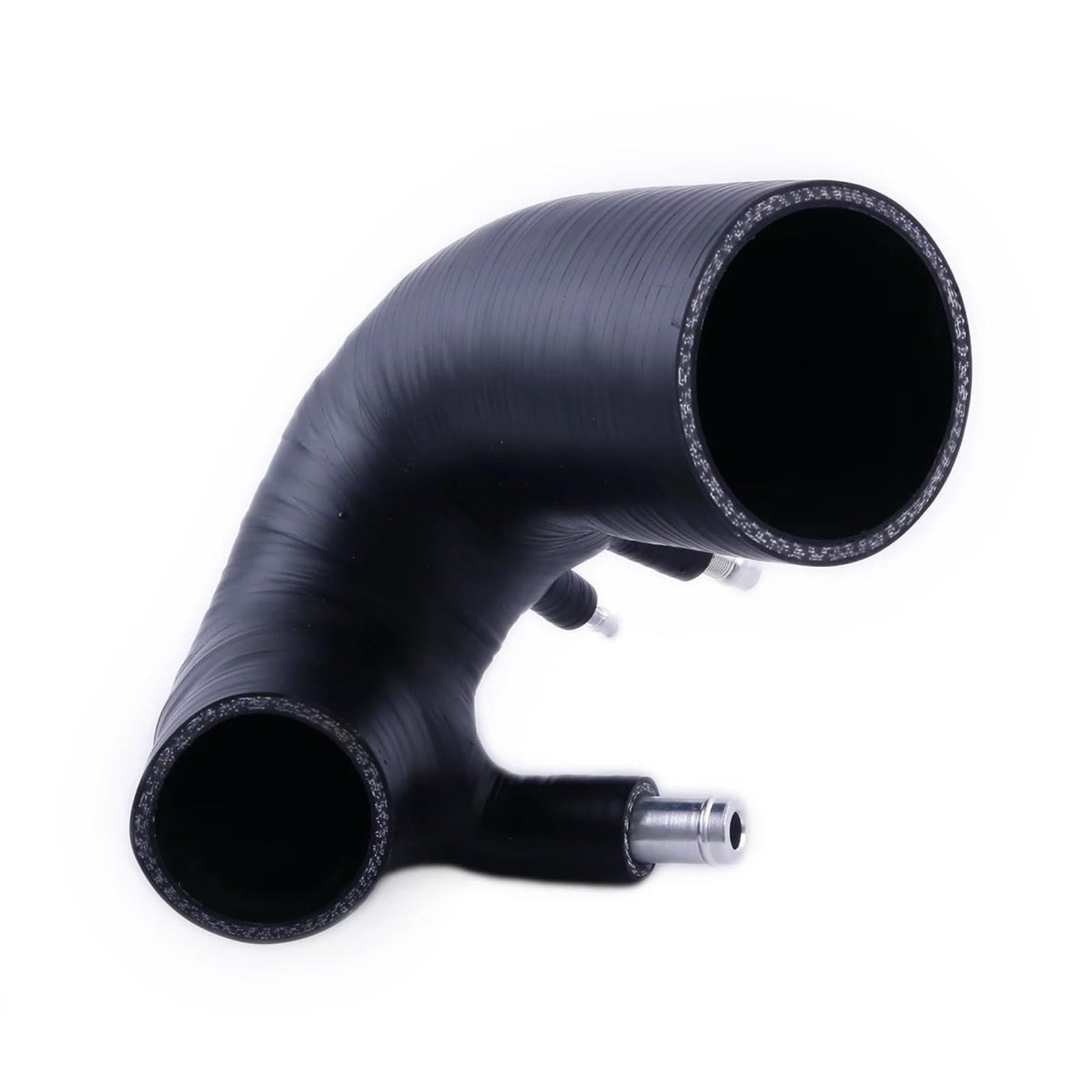 Sistema di aspirazione dell'auto per Fiat per 500 595 695 Motore T-Jet 1.4L con Tubo di Aspirazione Silicone Garrett 1446(Nero Opaco)