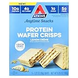 Atkins Zitronenwaffel-Chips, Protein-Snack, 10 g Protein, 4 g Netto-Kohlenhydrate, 1 g Zucker, 5 g...
