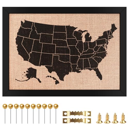 Carte des États-Unis pour ne plus jamais oublier vos road trips