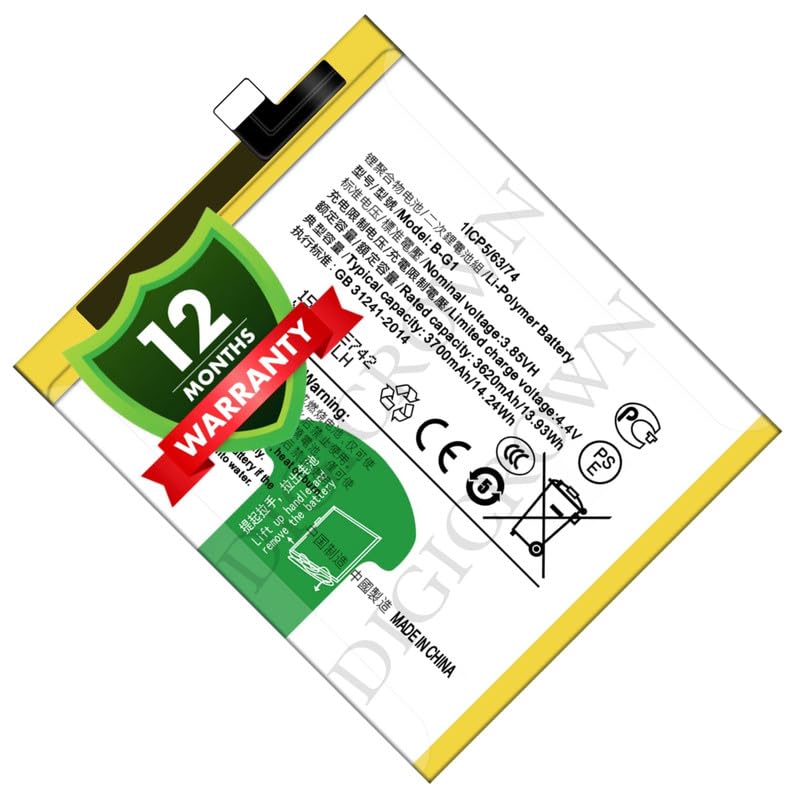 Image of Original B-G1 Battery Compatible for Vivo V15 Pro (Vivo 1818) - (3700mAh) - 1 Year Warranty DF7