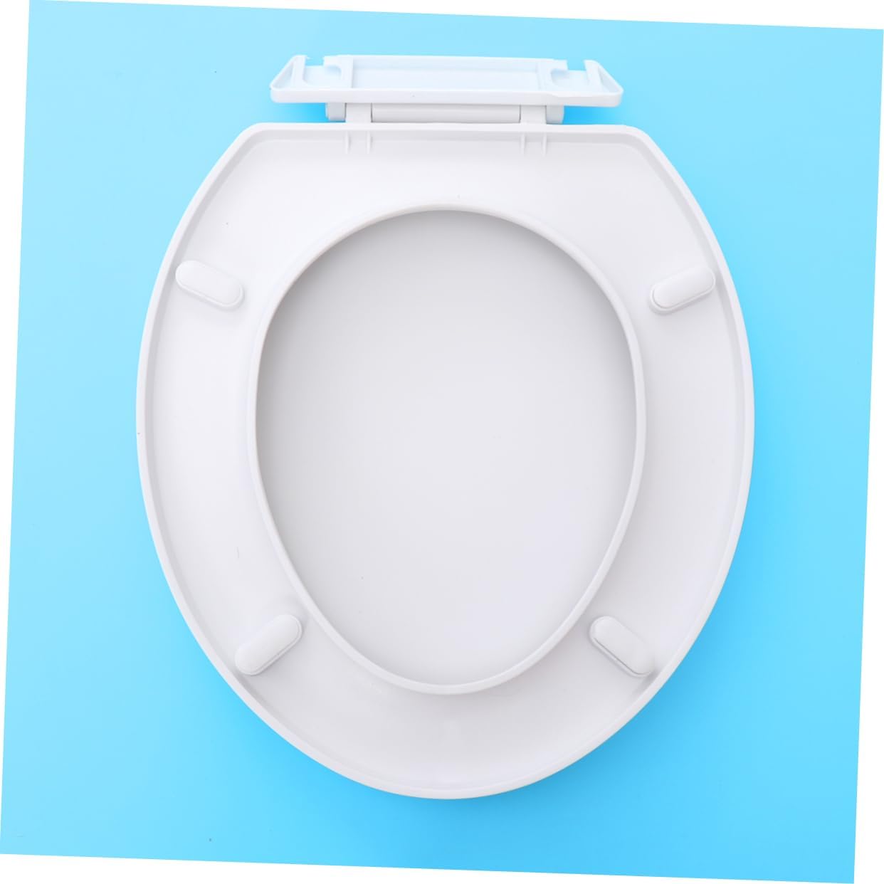 Alipis Pp Board Toilet Seat Cover Thick Shaped Lid Easy Install Home/bathroom