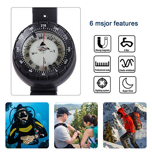 CLISPEED Sobrevivência Militar Bússola Bússola Caminhadas Bússolas Lensatic Bússola de Orientação de