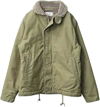 Amazon.co.jp: [WAIPER] 米海軍 U.S.NAVY N-1 デッキジャケット SOLID