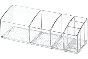 iDesign York Lyra Stacking Kitchen & Bathroom Vanity Cosmetic Storage Tray Organizer...