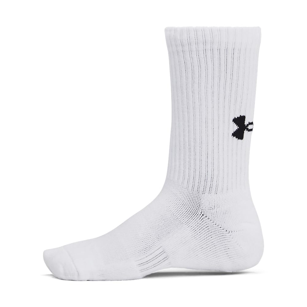 Under Armour Unisex Kinder Youth Training Cotton Crew Socks 6 Pack Socke (12er Pack)