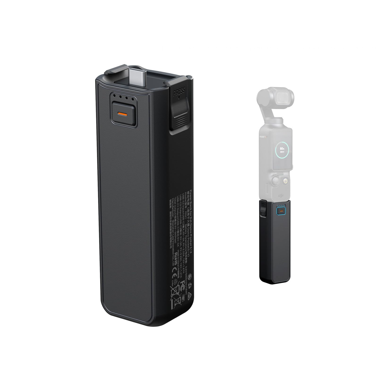 Amazon.co.jp: SmallRig Osmo Pocket 4P/4/3/Xtra Muse対応 バッテリー